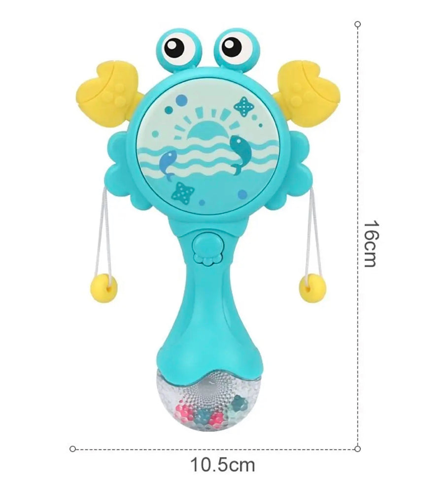 Cangrejo Sonajero Mordedor con Luz