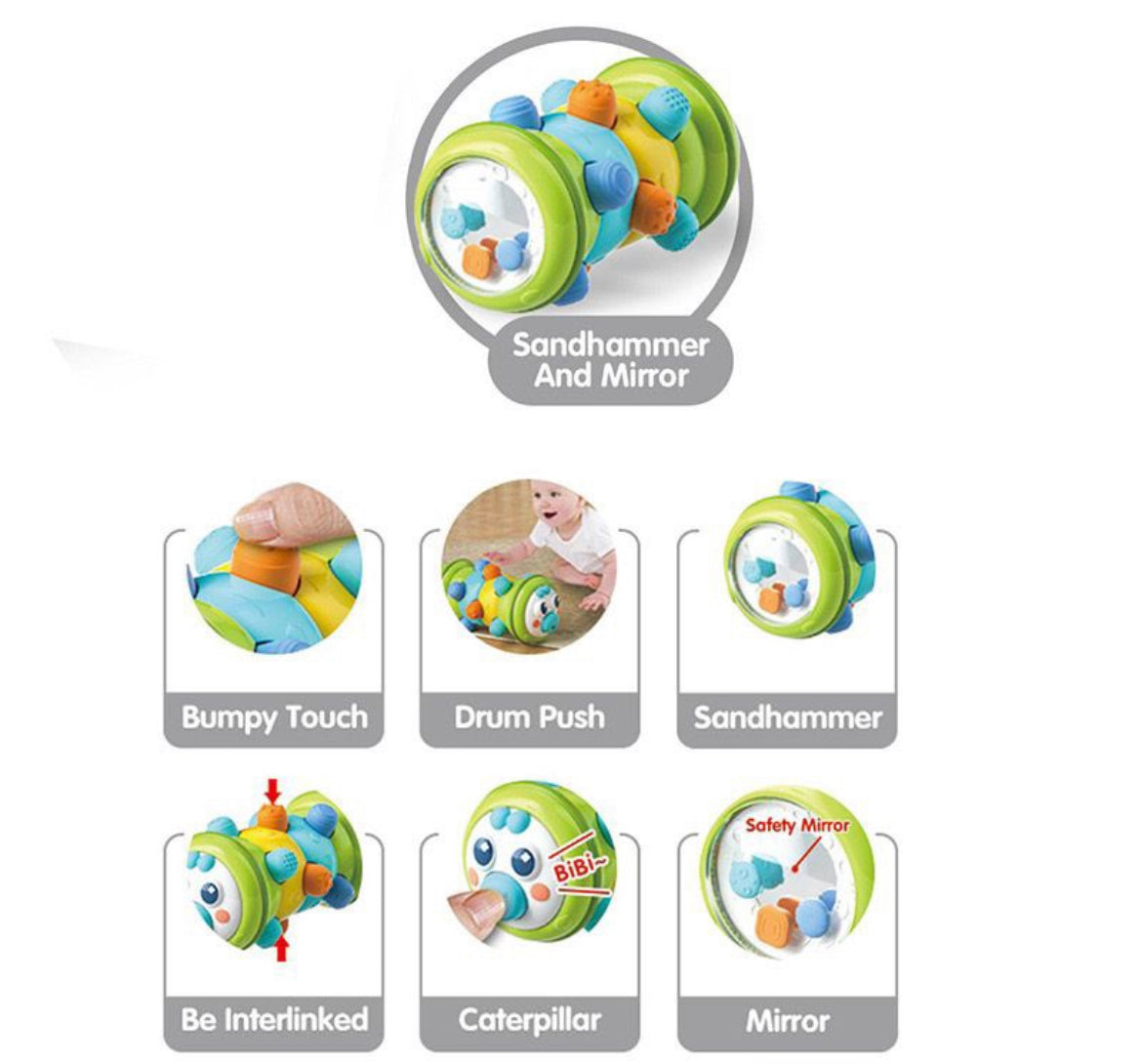 JUGUETE DE ORUGA MONTESSORI - Tesoritos Baby