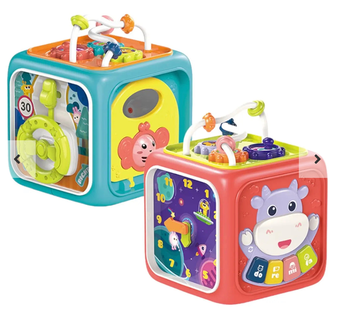 CUBO DE ESTIMULACIÓN CON MÚSICA - Tesoritos Baby