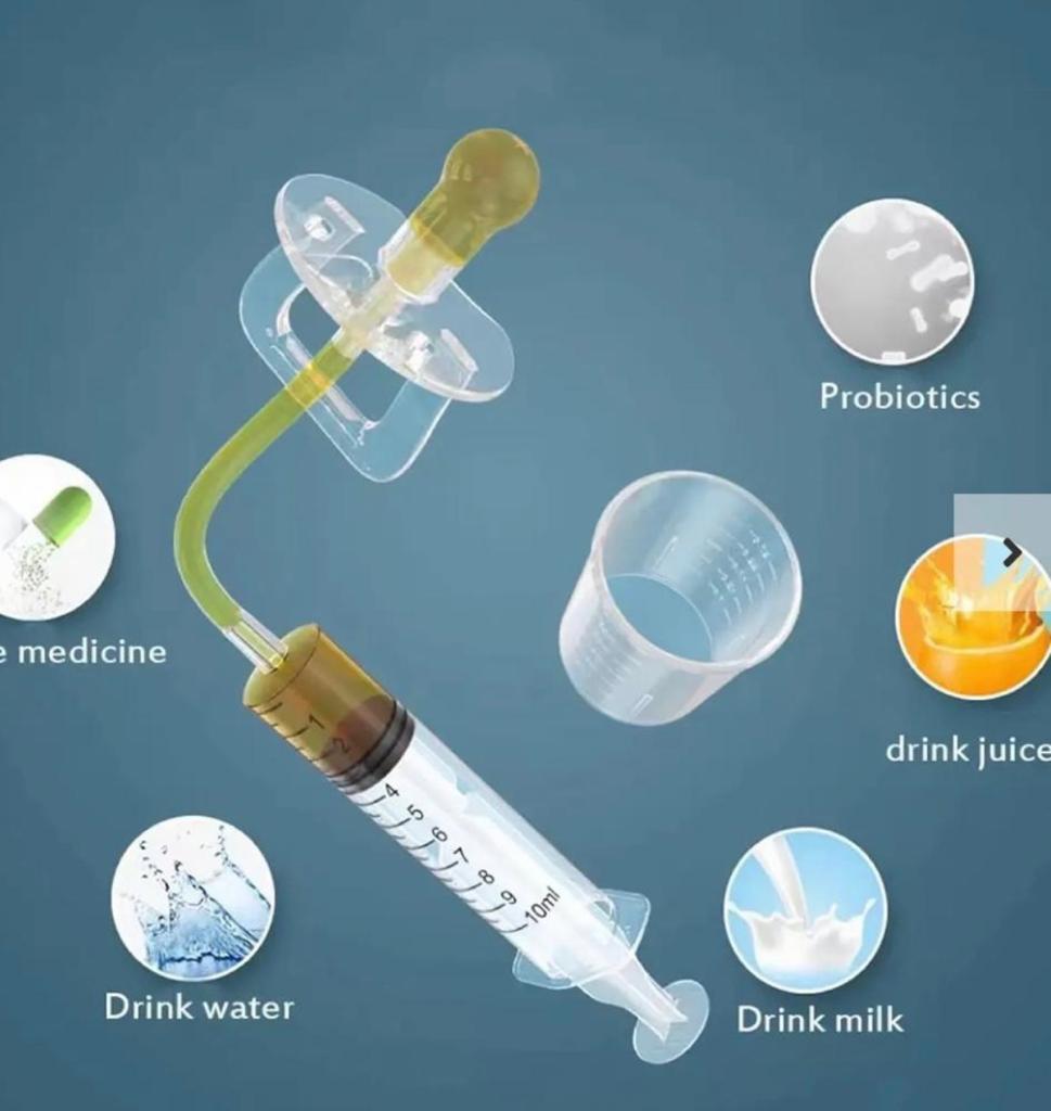 DOSIFICADOR DE MEDICAMENTO CON DISEÑO DE CHUPETE - Tesoritos Baby