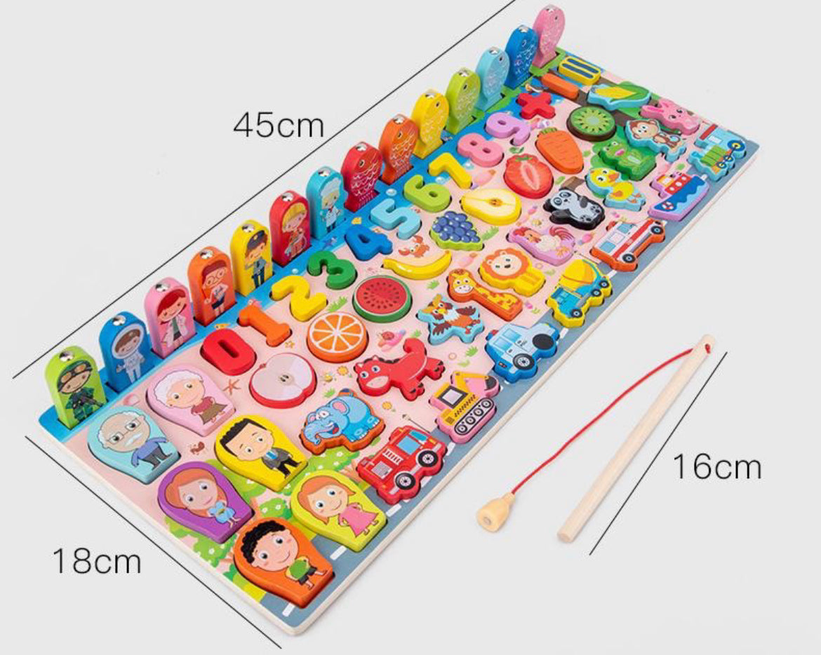 TABLA DIDACTICA DE PESCA - Tesoritos Baby