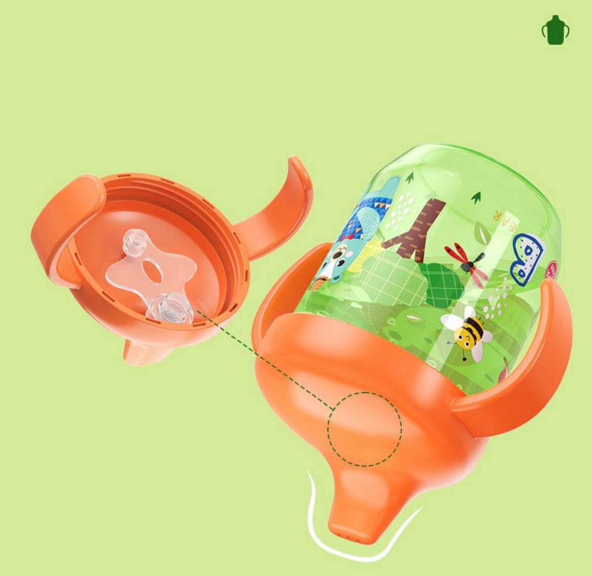 VASO ANTIDERRAME ANIMALES - Tesoritos Baby