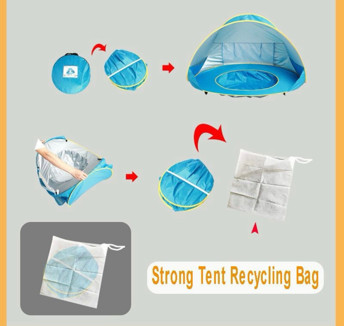 CARPA DE VERANO PARA NIÑOS - Tesoritos Baby