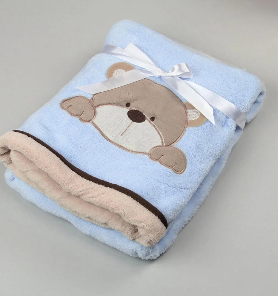 MANTA PARA BEBÉS FRIZADA DE POLAR - Tesoritos Baby