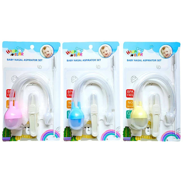 ASPIRADOR NASAL PARA BEBÉS SACA MOCO FLEMA CON DEPÓSITO
