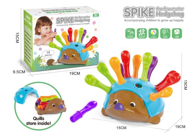 ERIZO DIDÁCTICO ENCAJE FORMAS Y FIGURAS