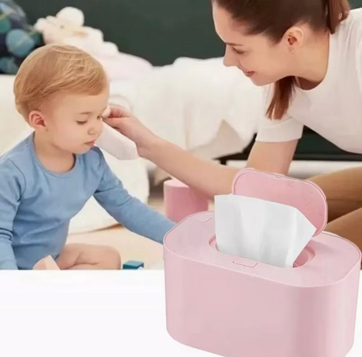 CALENTADOR DE TOALLITAS HÚMEDAS PARA BEBÉS - Tesoritos Baby
