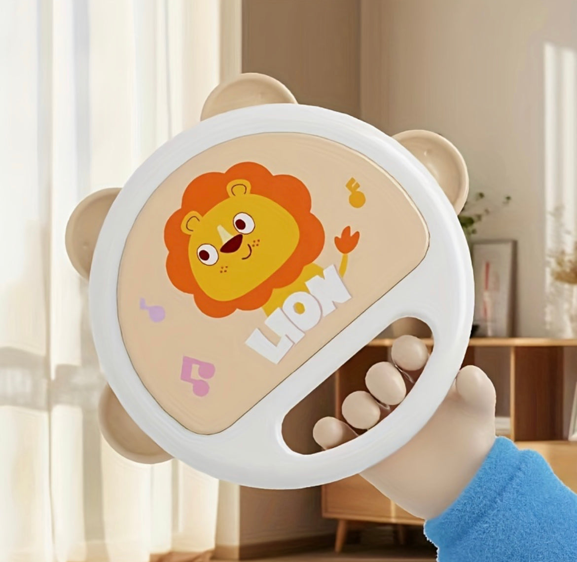 SONAJERO PANDERETA PARA BEBÉS - Tesoritos Baby