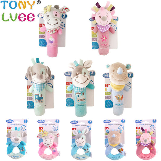 JUGUETE PELUCHE SONAJERO BEBÉ