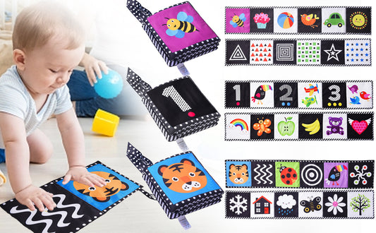 LIBRO DE TELA SENSORIAL CONTRASTE