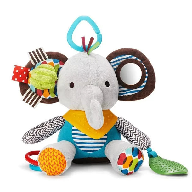 PELUCHE SENSORIAL CON MULTIPLES TEXTURAS