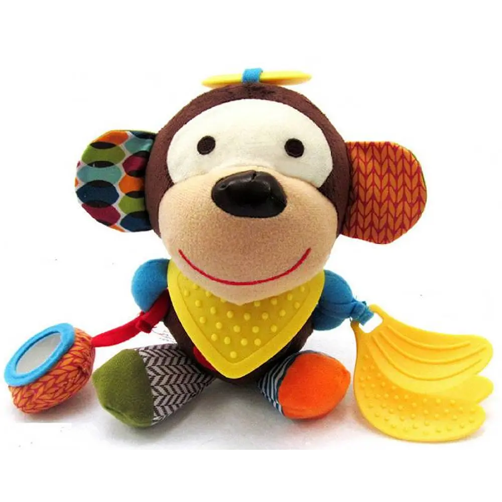 PELUCHE SENSORIAL CON MULTIPLES TEXTURAS
