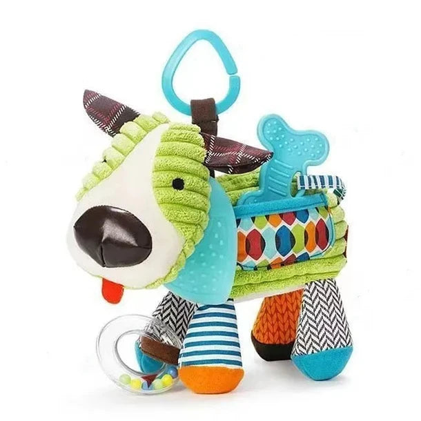 PELUCHE SENSORIAL CON MULTIPLES TEXTURAS