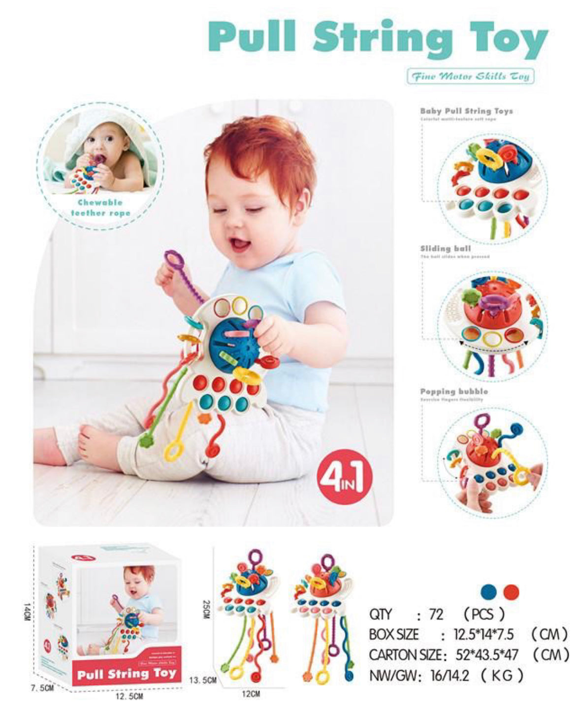 JUGUETE MONTESSORI DE CUERDAS - Tesoritos Baby